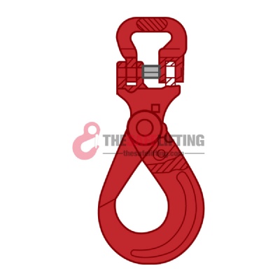 YF110 G80 Self-locking Round Slings Hook & Flat Web Coupler
