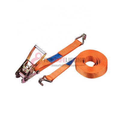 EN12195-2 Ratchet Strap Tie Down 5ton With Double J hooks